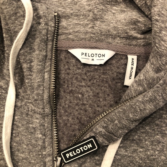 Peloton Vintage Full Zip Hoodie Medium Hoodie - Picture 3 of 7